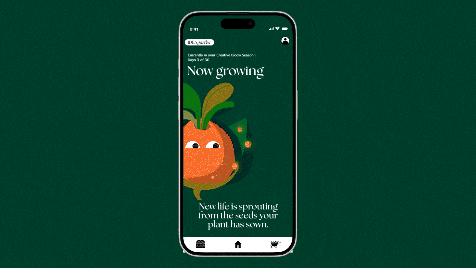 Animation showing tap root development