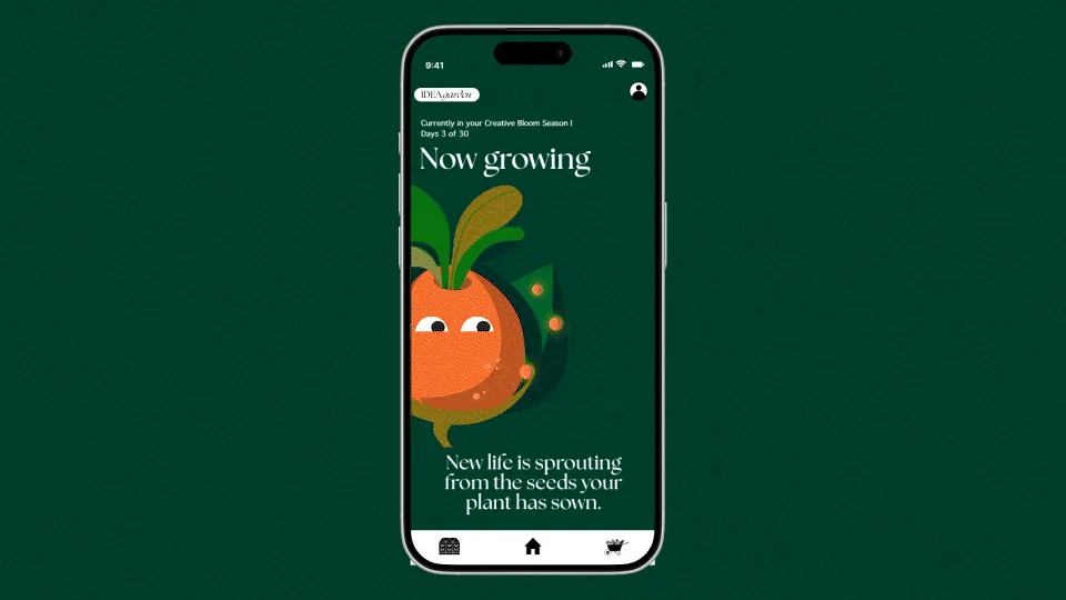 Animation showing tap root development